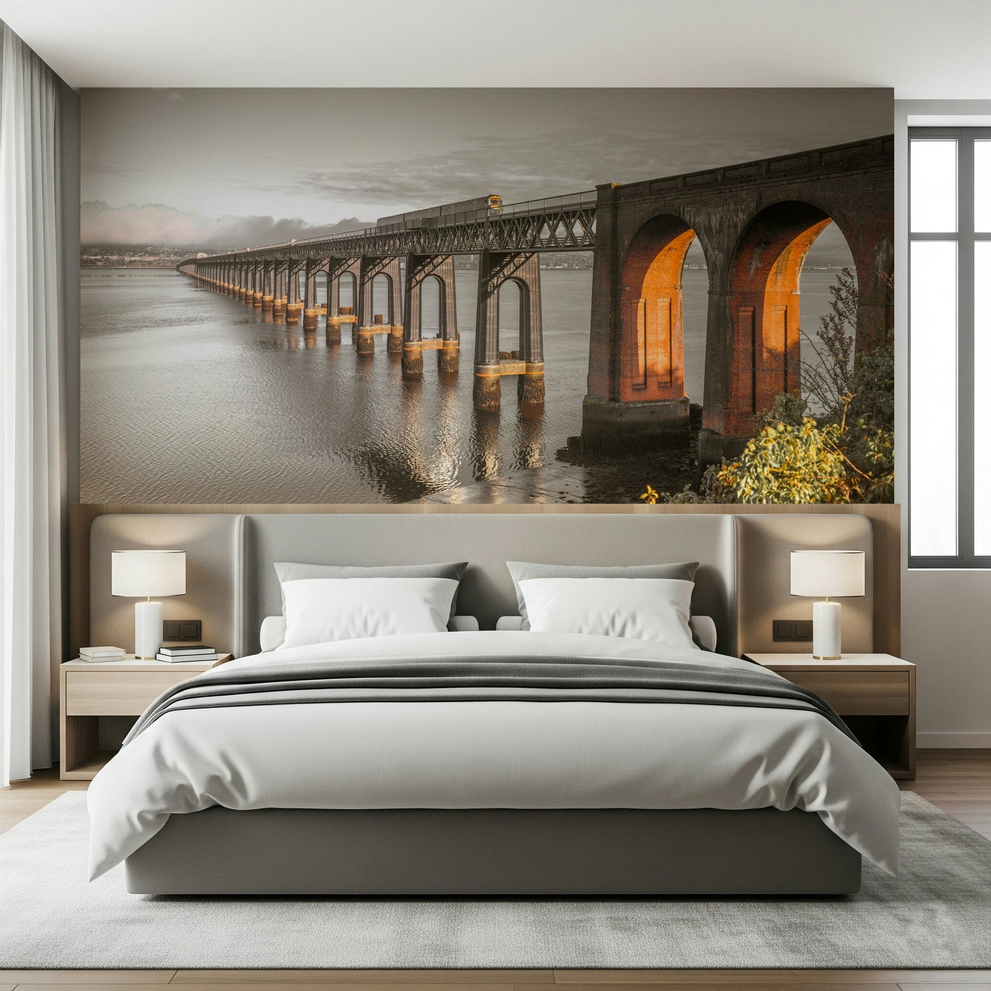 Tay Rail Bridge Wall Mural