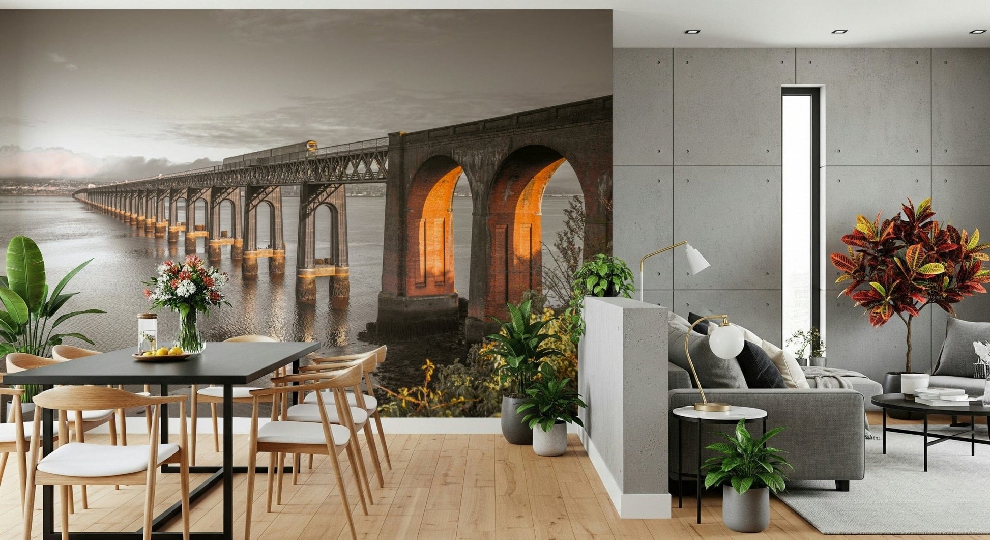 Tay Rail Bridge Wall Mural