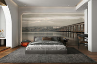 Unique Tay Road Bridge mural for modern interiors.

