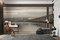 Tay Road Bridge captured in a stunning mural.


