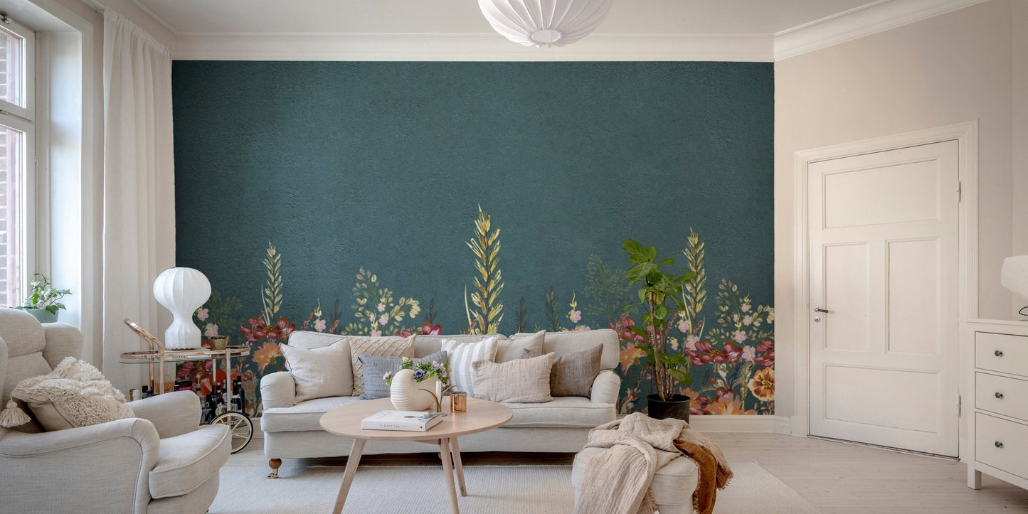 Charming wildflower wallpaper for walls
