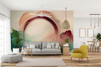 Teal Dream Portal Wall Mural