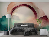 Teal Dream Portal Wall Mural
