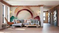 Teal Dream Portal Wall Mural