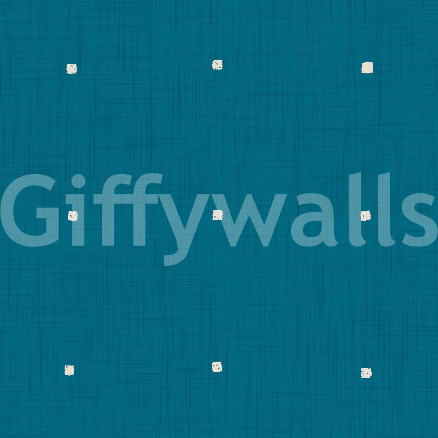 Rich blue-green Teal Texture Grid wall panel.