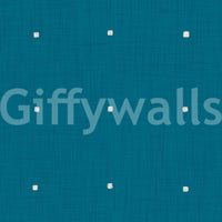 Rich blue-green Teal Texture Grid wall panel.