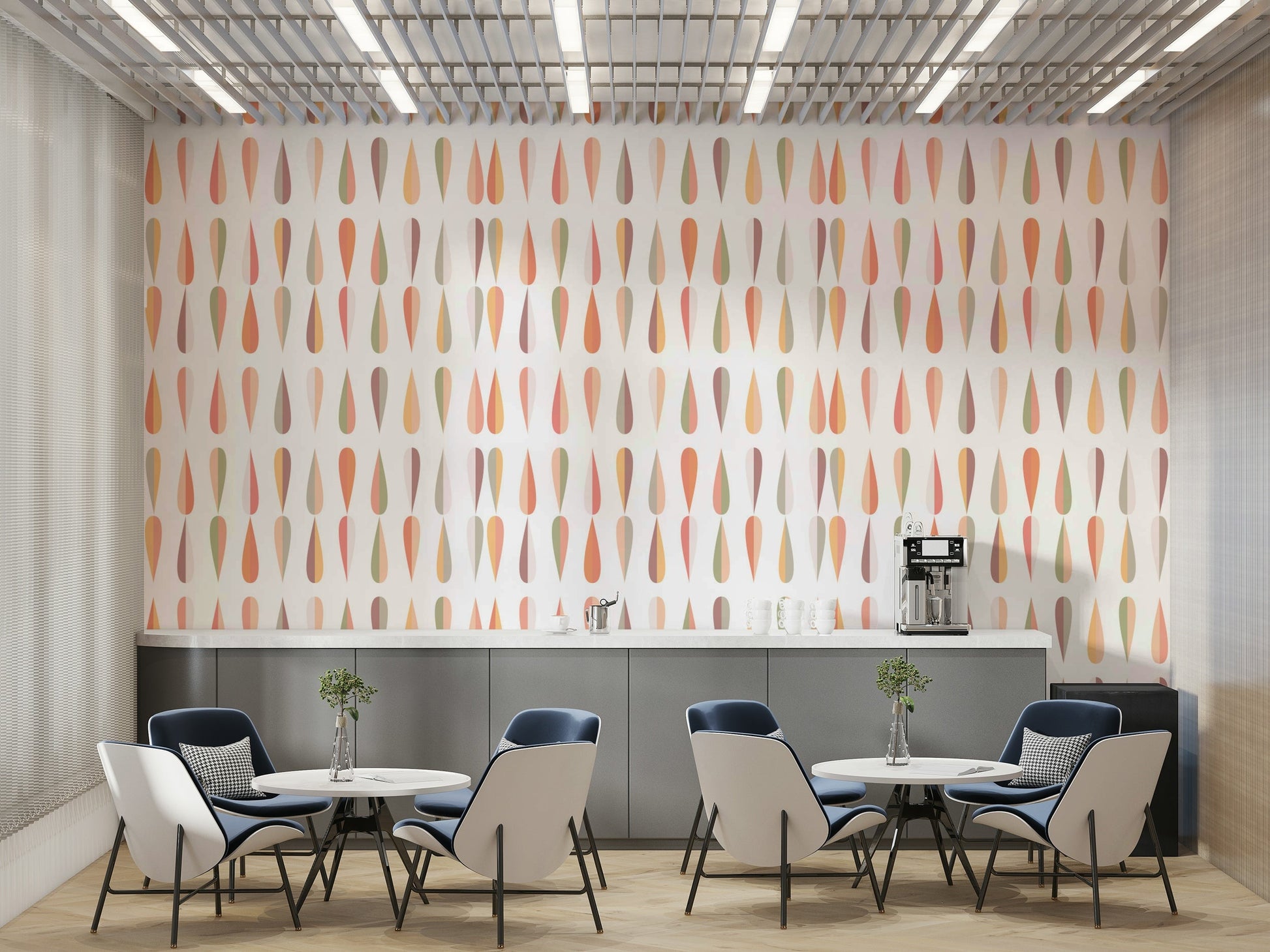 The image shows an artistic impression of a serene teardrop scene.

