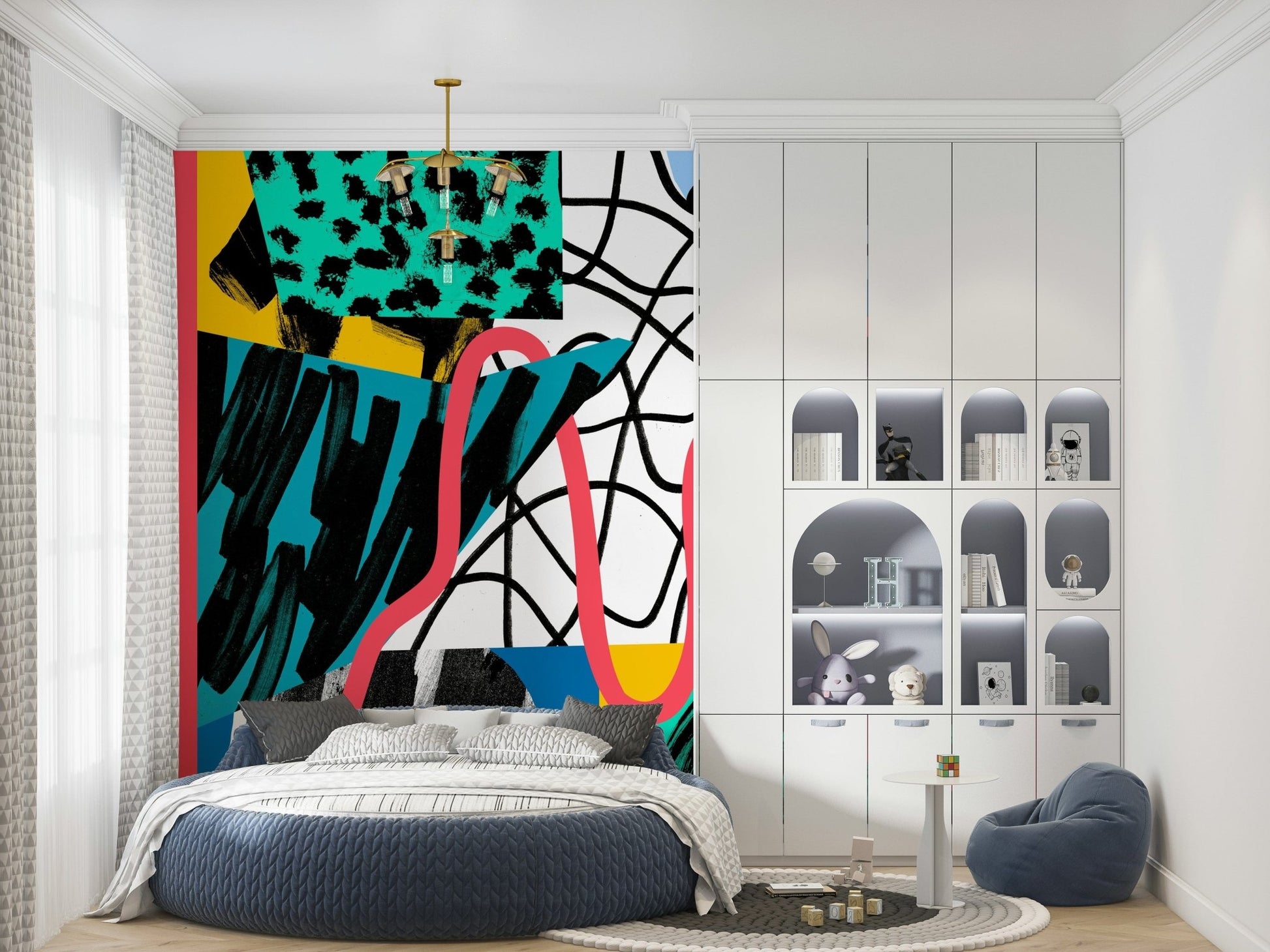 Telephaty Wall Mural