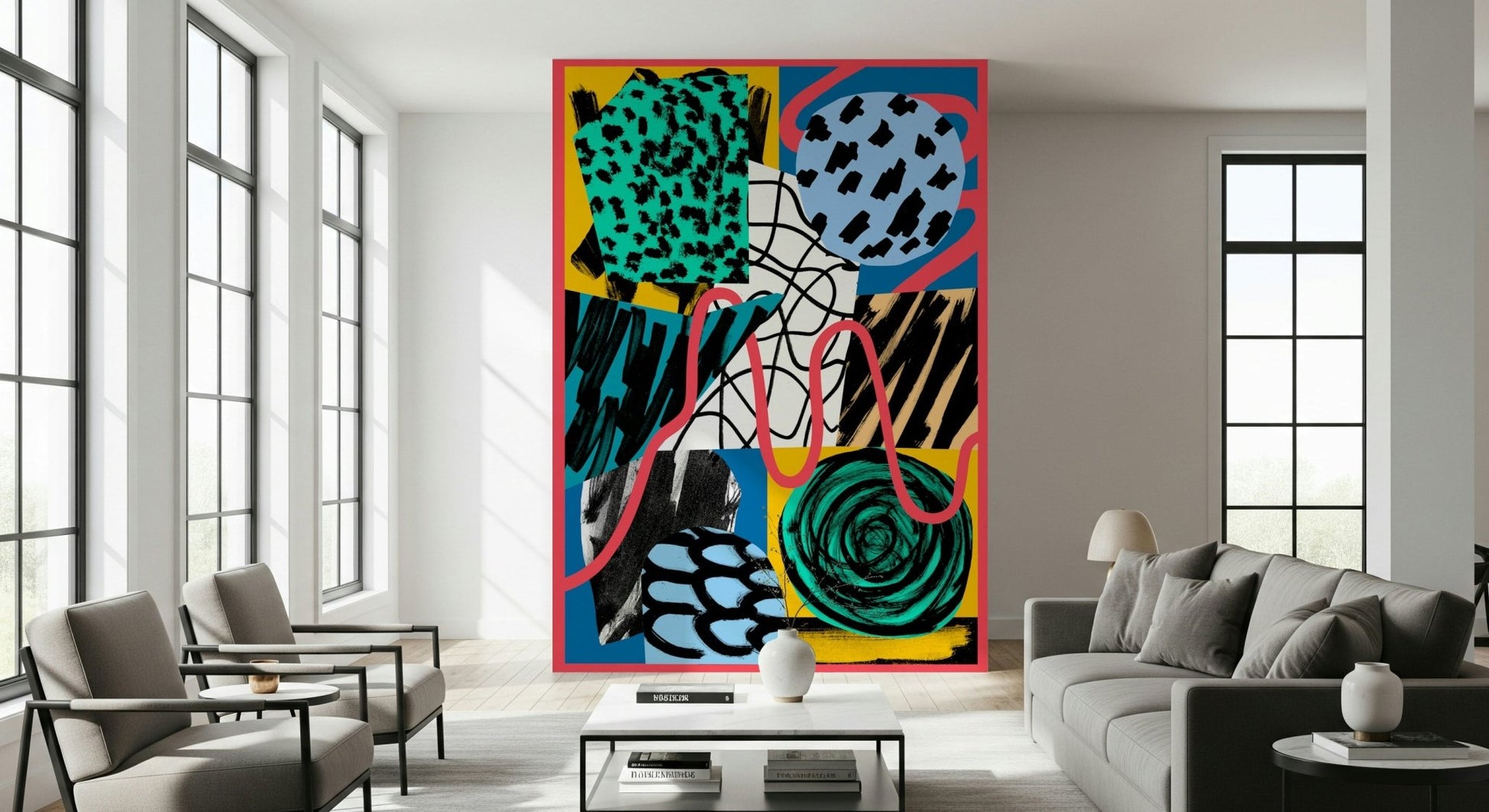 Telephaty Wall Mural