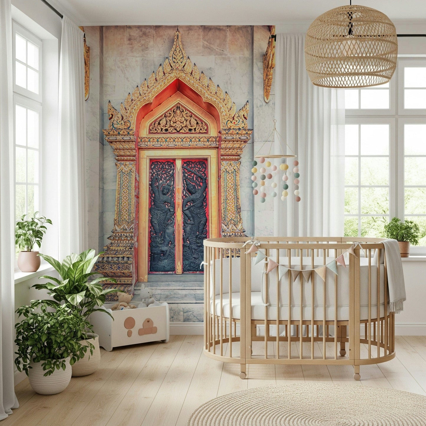 Intricate stone carvings on Temple Gate's Grandeur wallpaper., GD7450