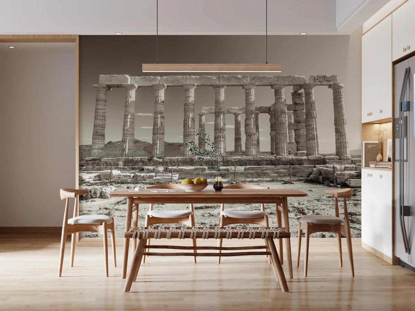 Temple of Poseidon Wall Mural