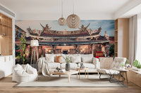 Temple Twilight Wall Mural