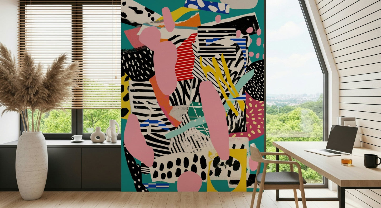 Tennis Court Wall Mural