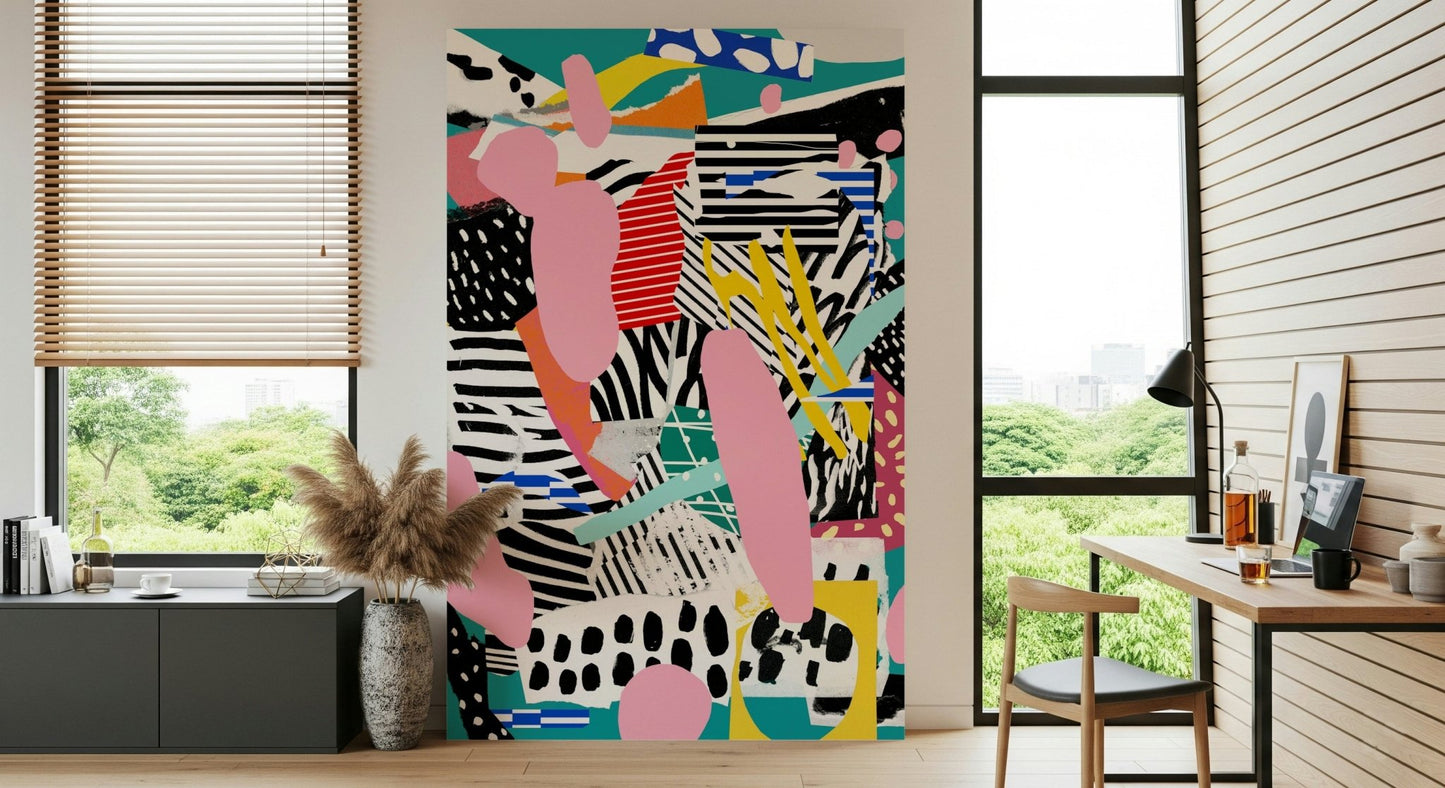 Tennis Court Wall Mural