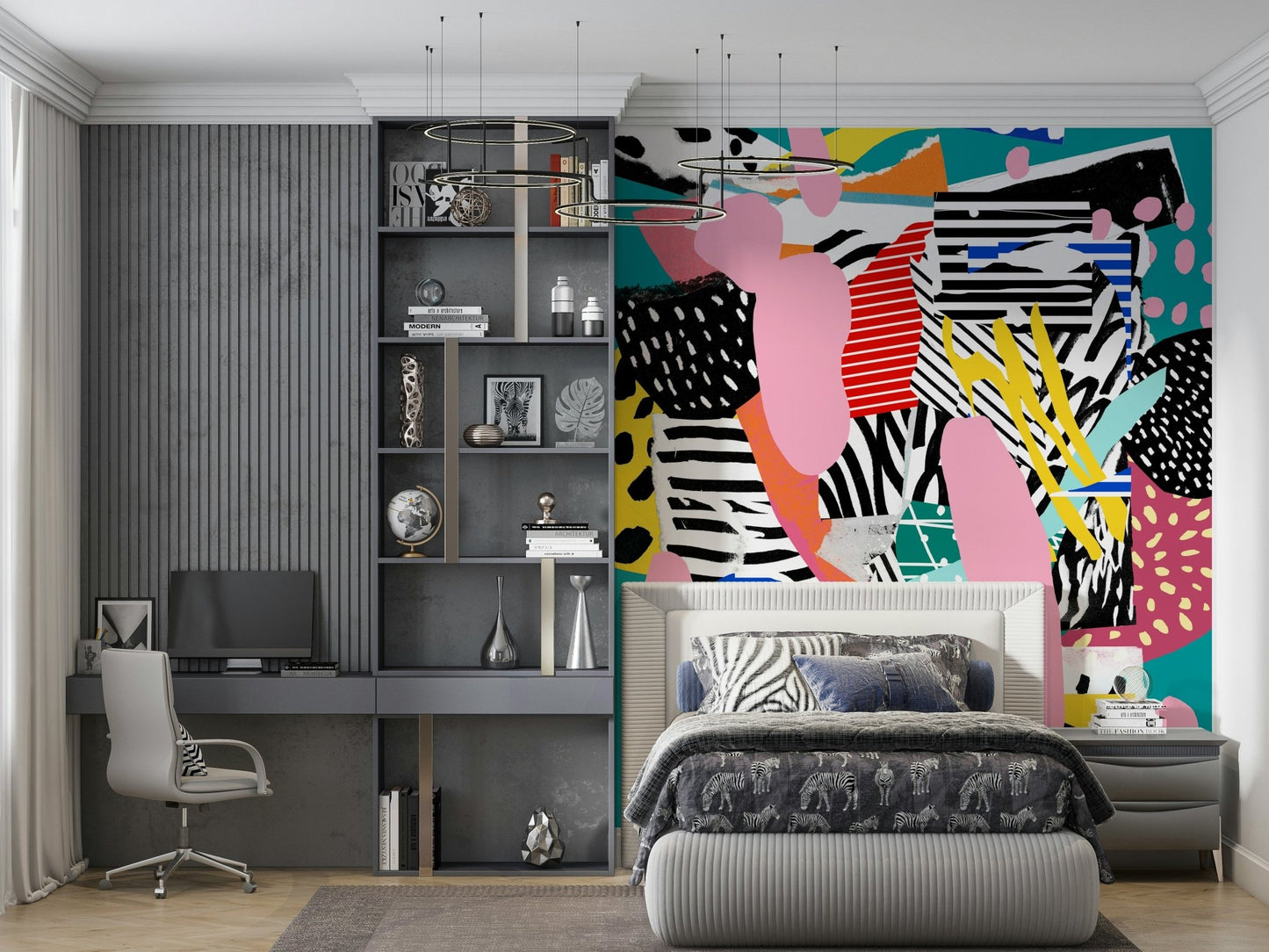 Tennis Court Wall Mural