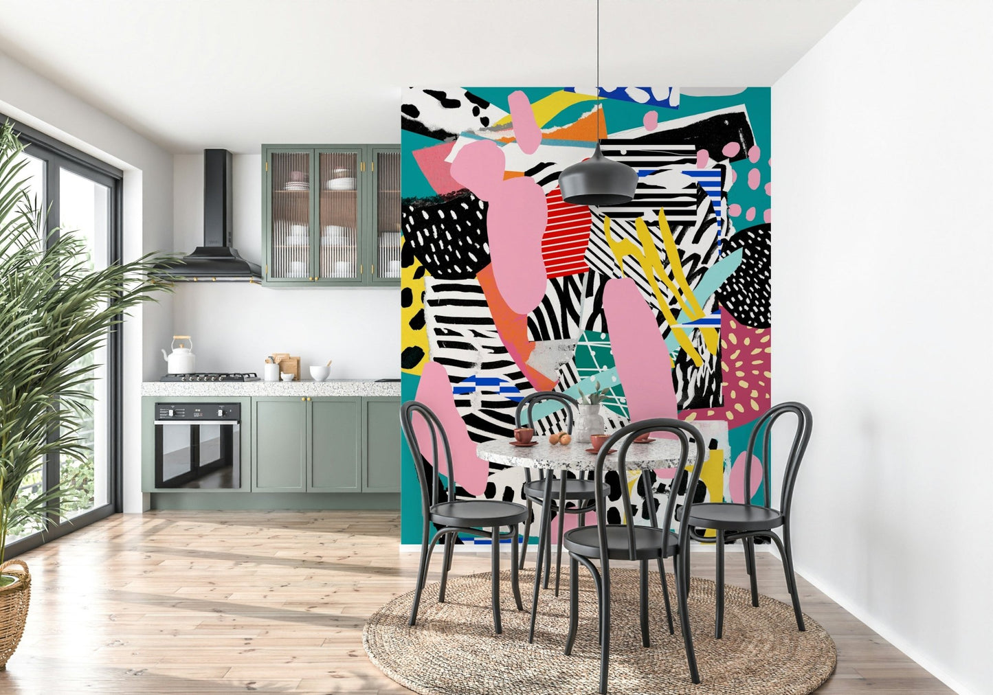 Tennis Court Wall Mural