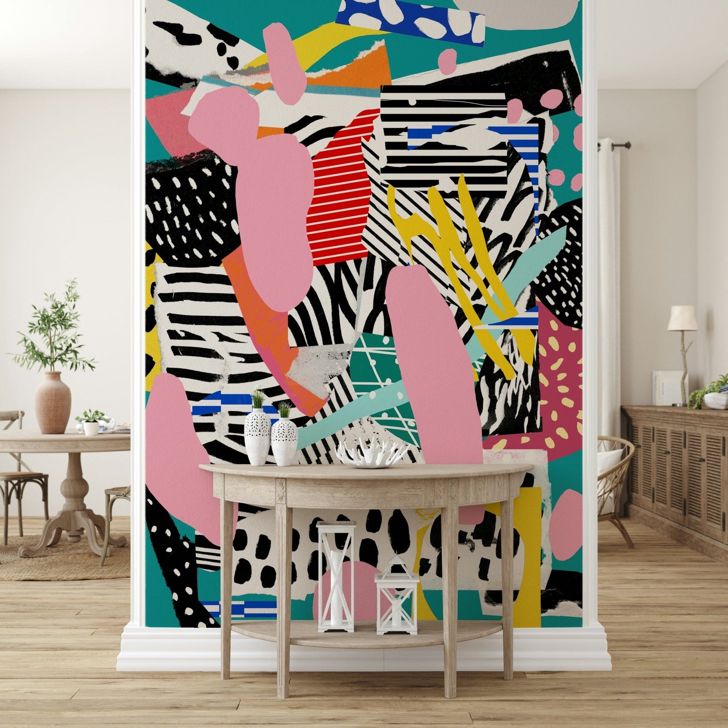 Tennis Court Wall Mural