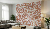 Rustic Terracotta effect wallpaper for warm interiors.