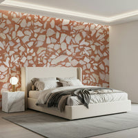 Decorative Natural Stone pattern mural composition.