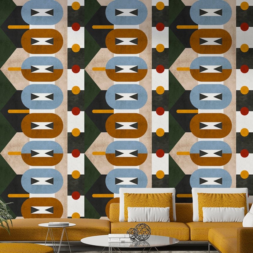 Geometric Terra Firma wallpaper for modern home design

