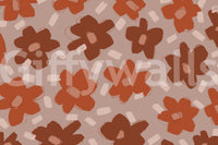 A high-quality serene flower wall mural for walls.
