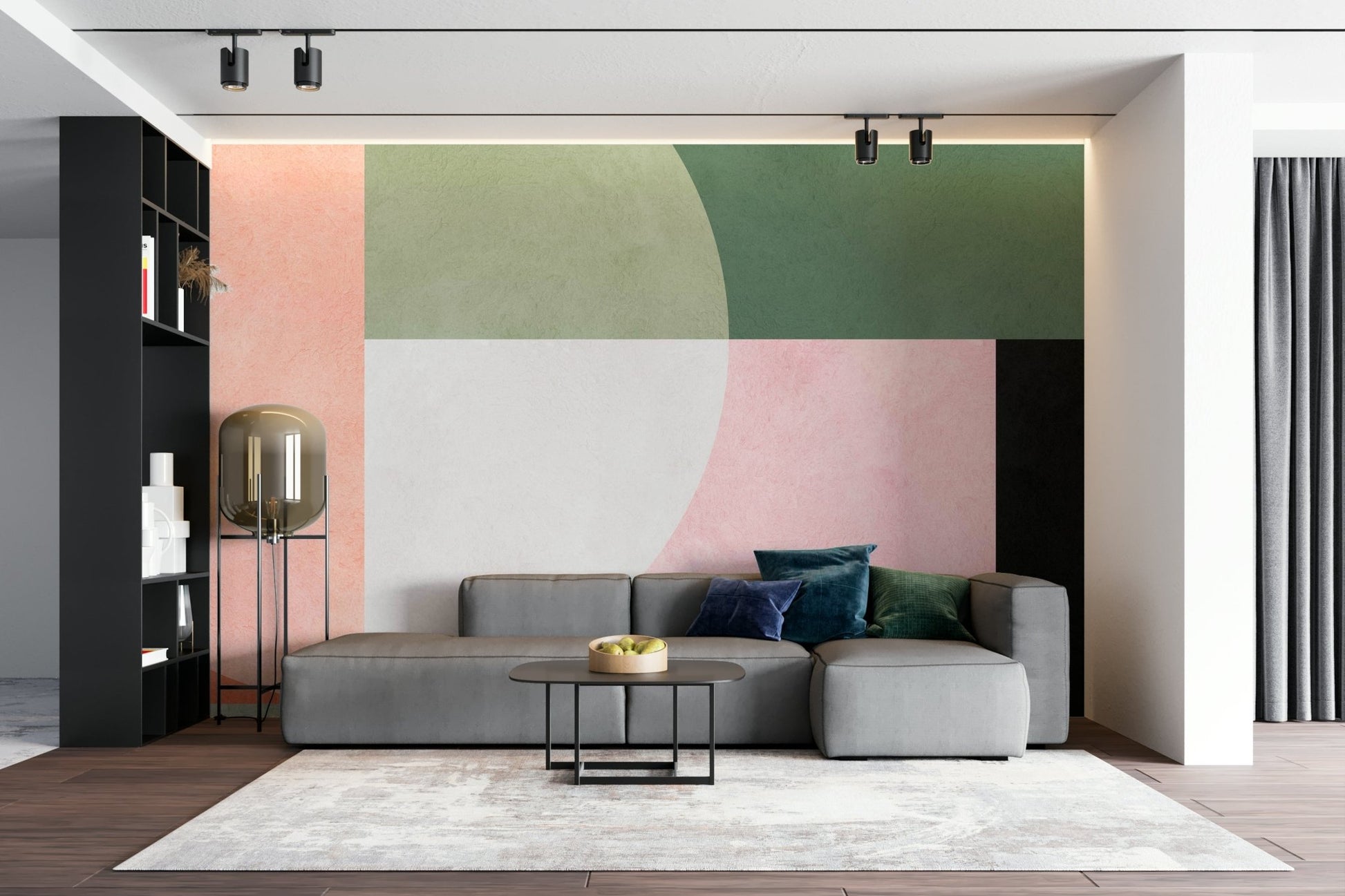 A classic abstract design wallpaper for walls.