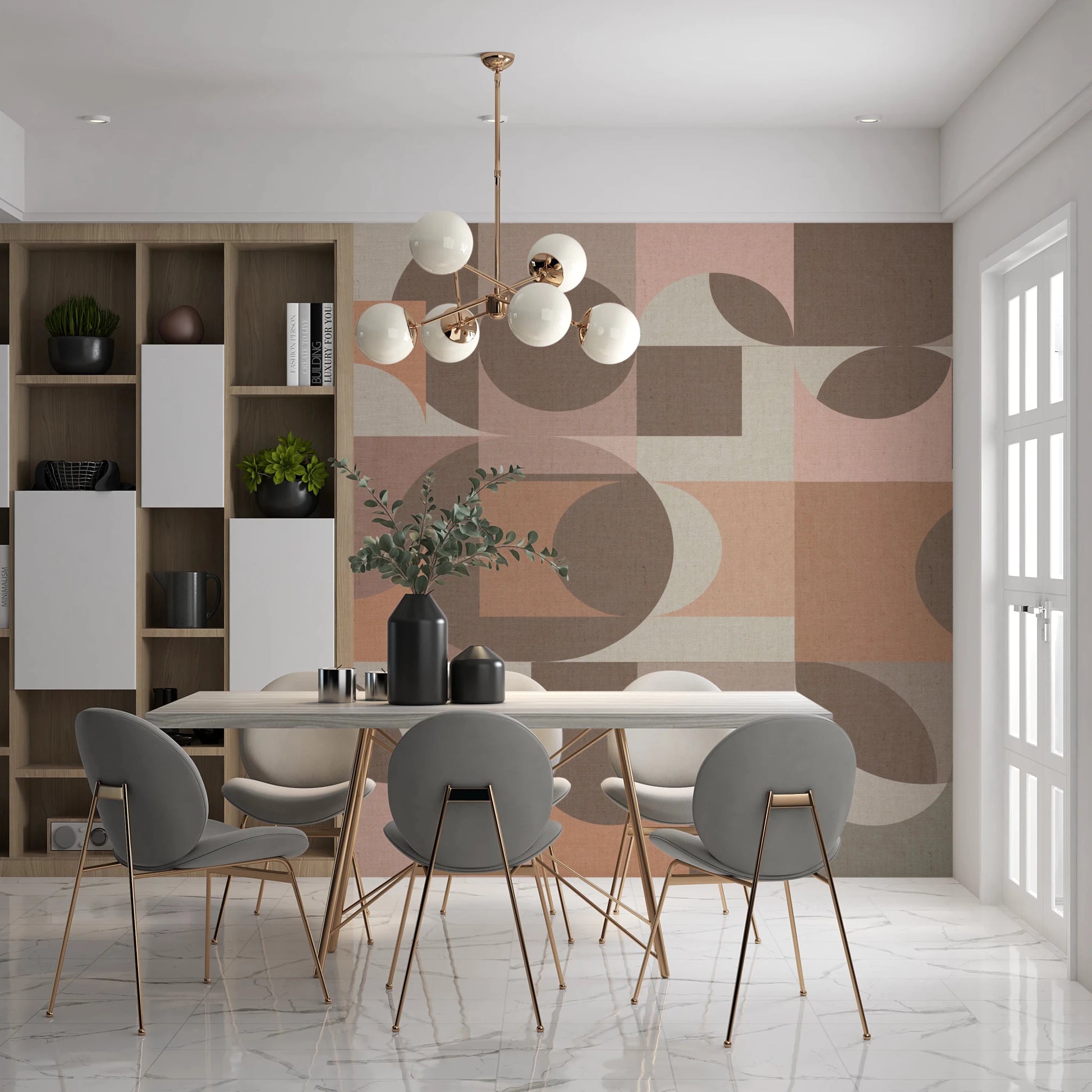 Terra Shapes wall decor for contemporary interior design.