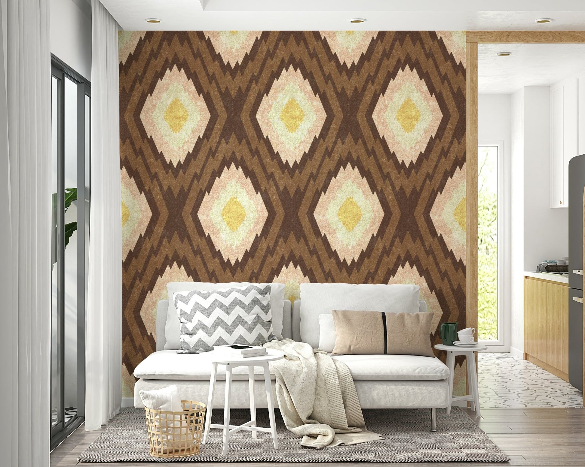 Suitable for a modern, eclectic, or nature-inspired interior.
