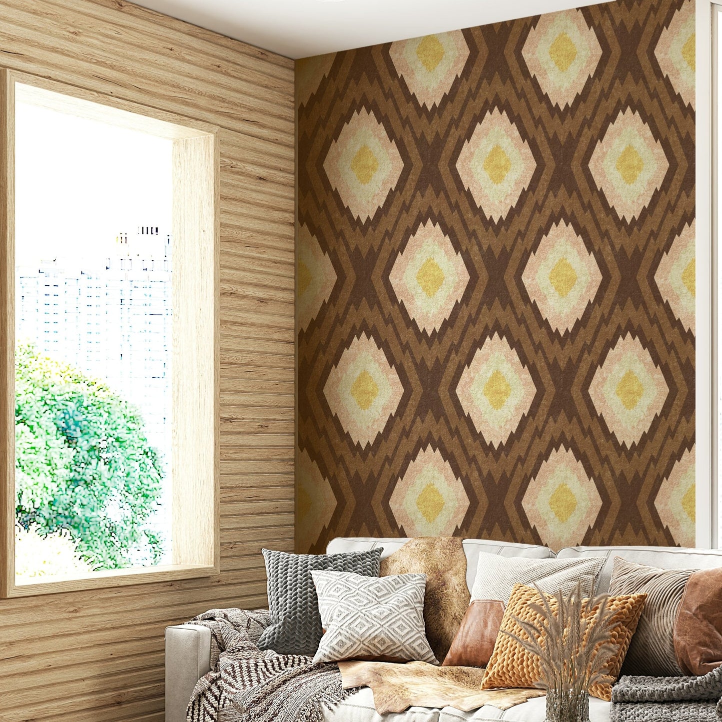 There's a strong sense of geometric energy, sophisticated rhythm, and contemporary design.
