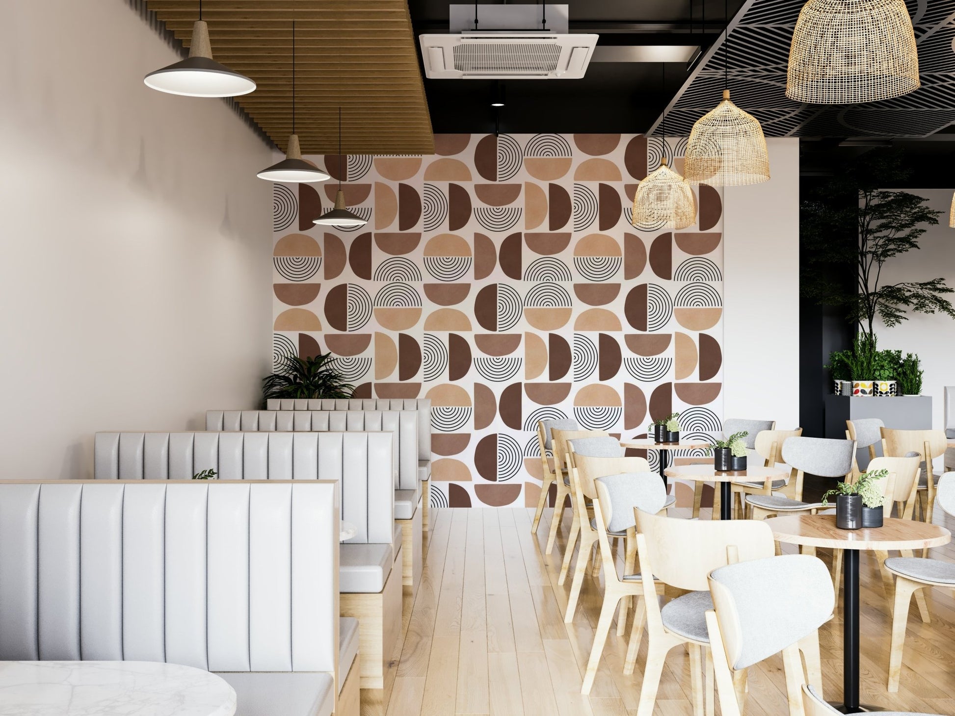 The texture of the wallpaper is smooth and high-quality.

