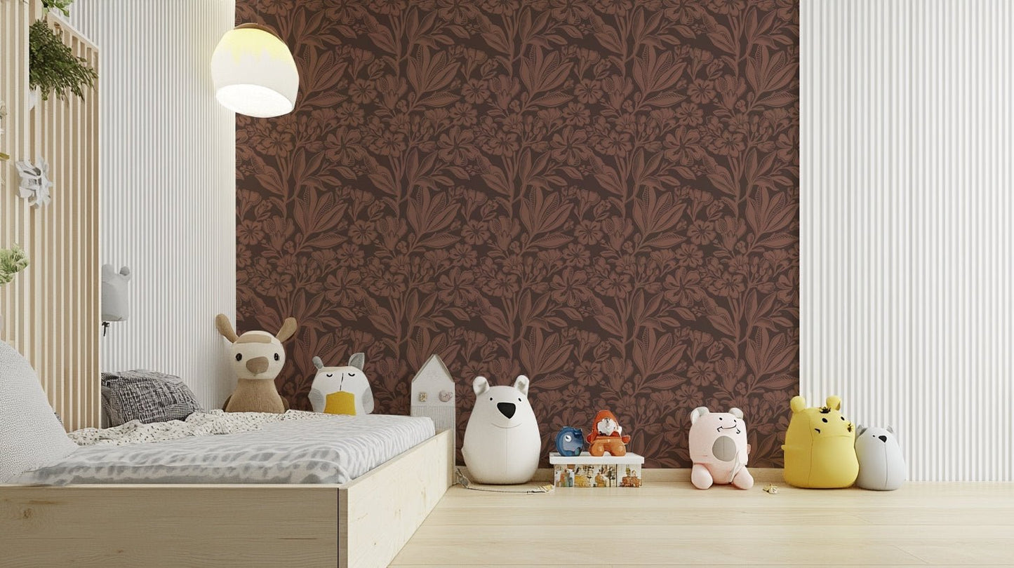 Warm tones wall mural decor, GD972