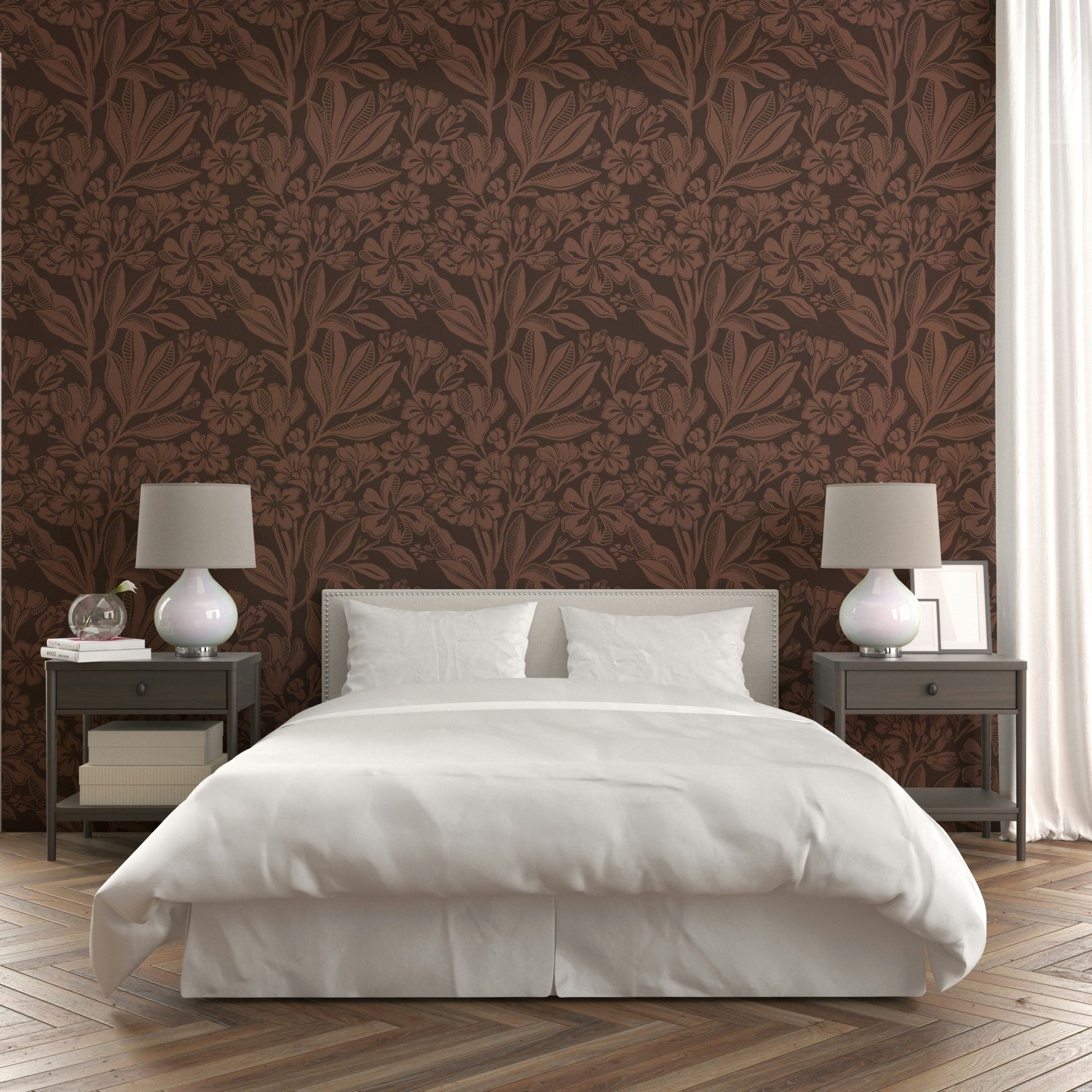 Natural-inspired wallpaper mural, GD972