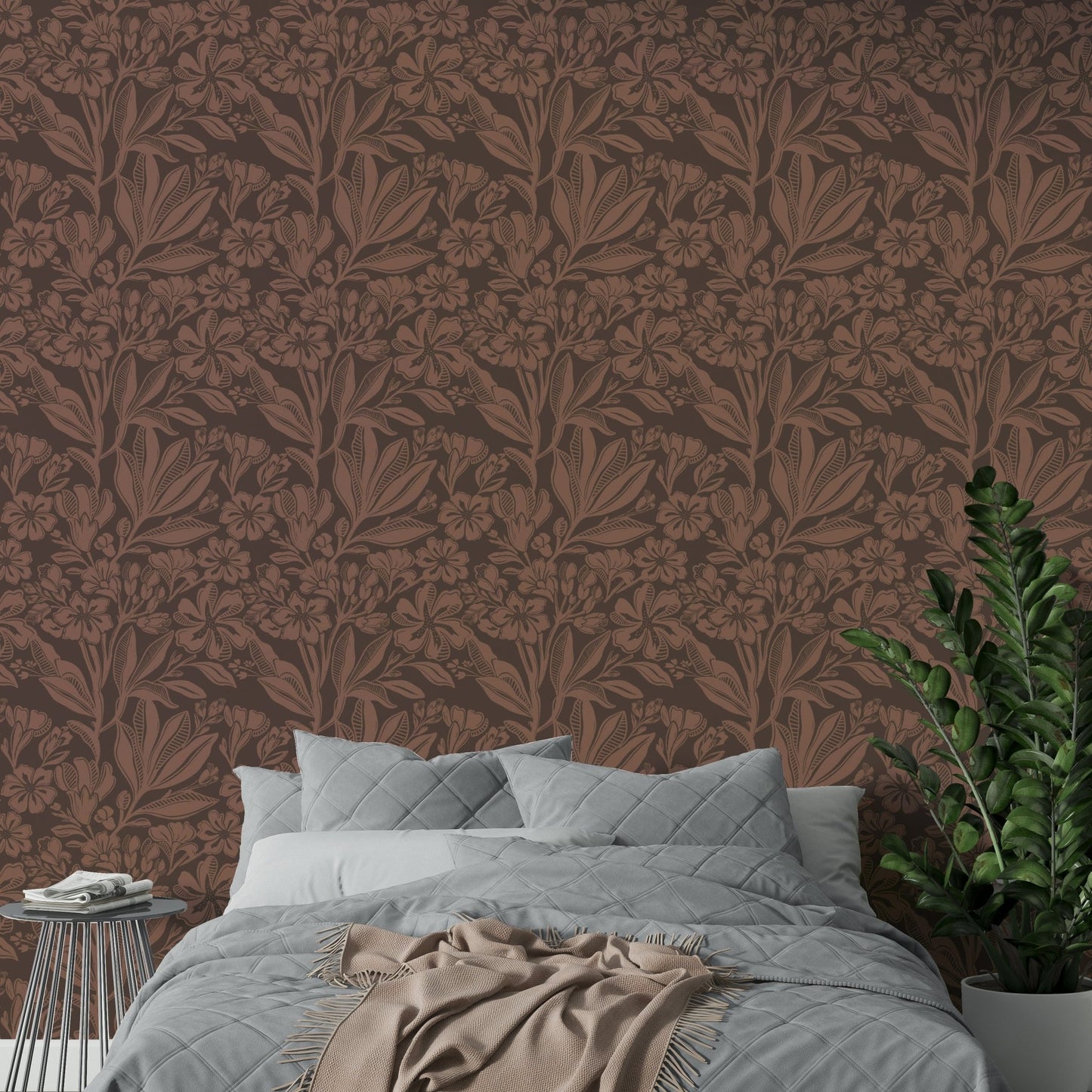 Floral pattern wallpaper for walls, GD972
