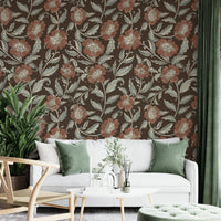 Flowing blossom wallpaper design, GD1003