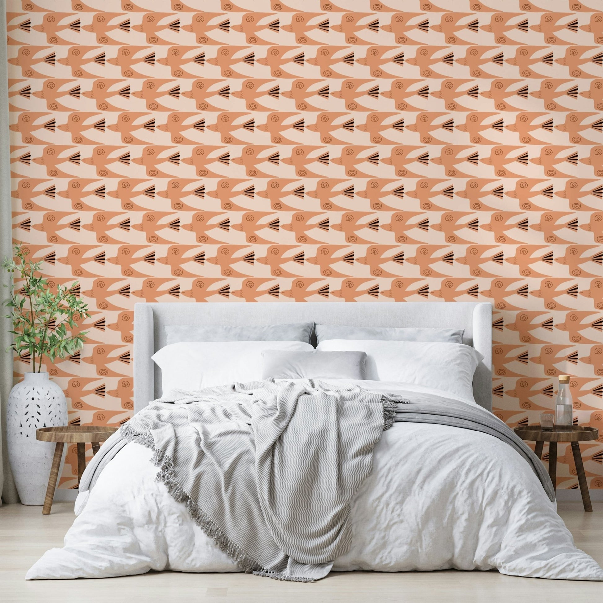 Rustic bird design for walls
