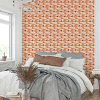 Simple dove wallpaper on neutral base
