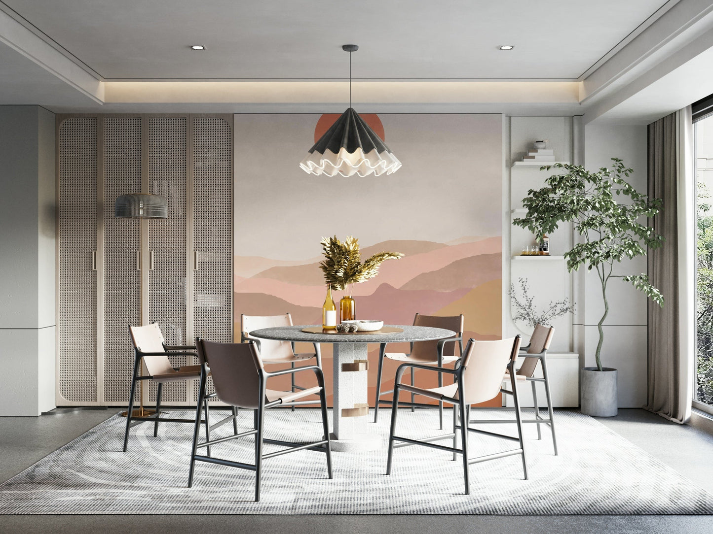 Terracotta Hills Wall Mural