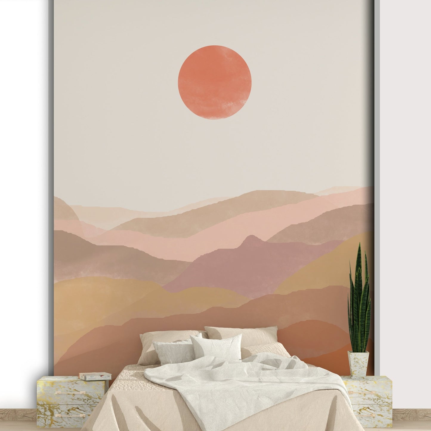 Terracotta Hills Wall Mural