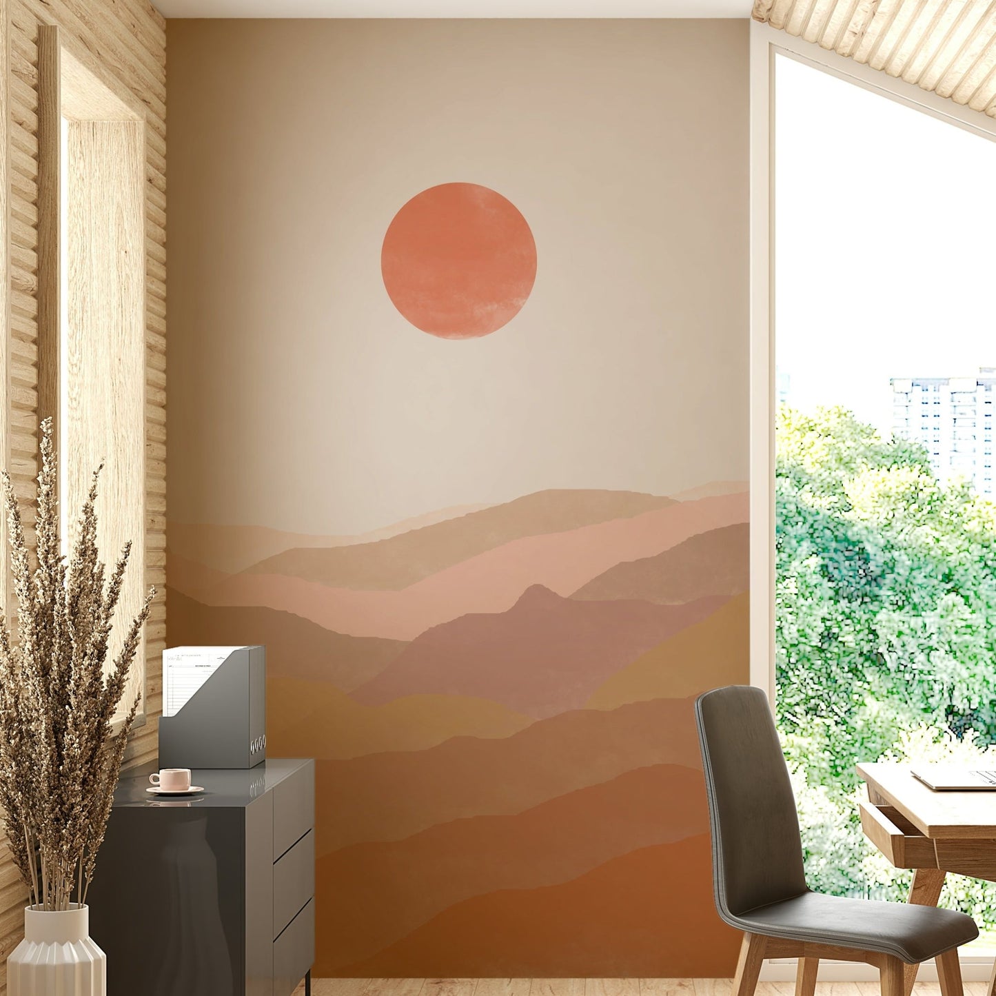 Terracotta Hills Wall Mural