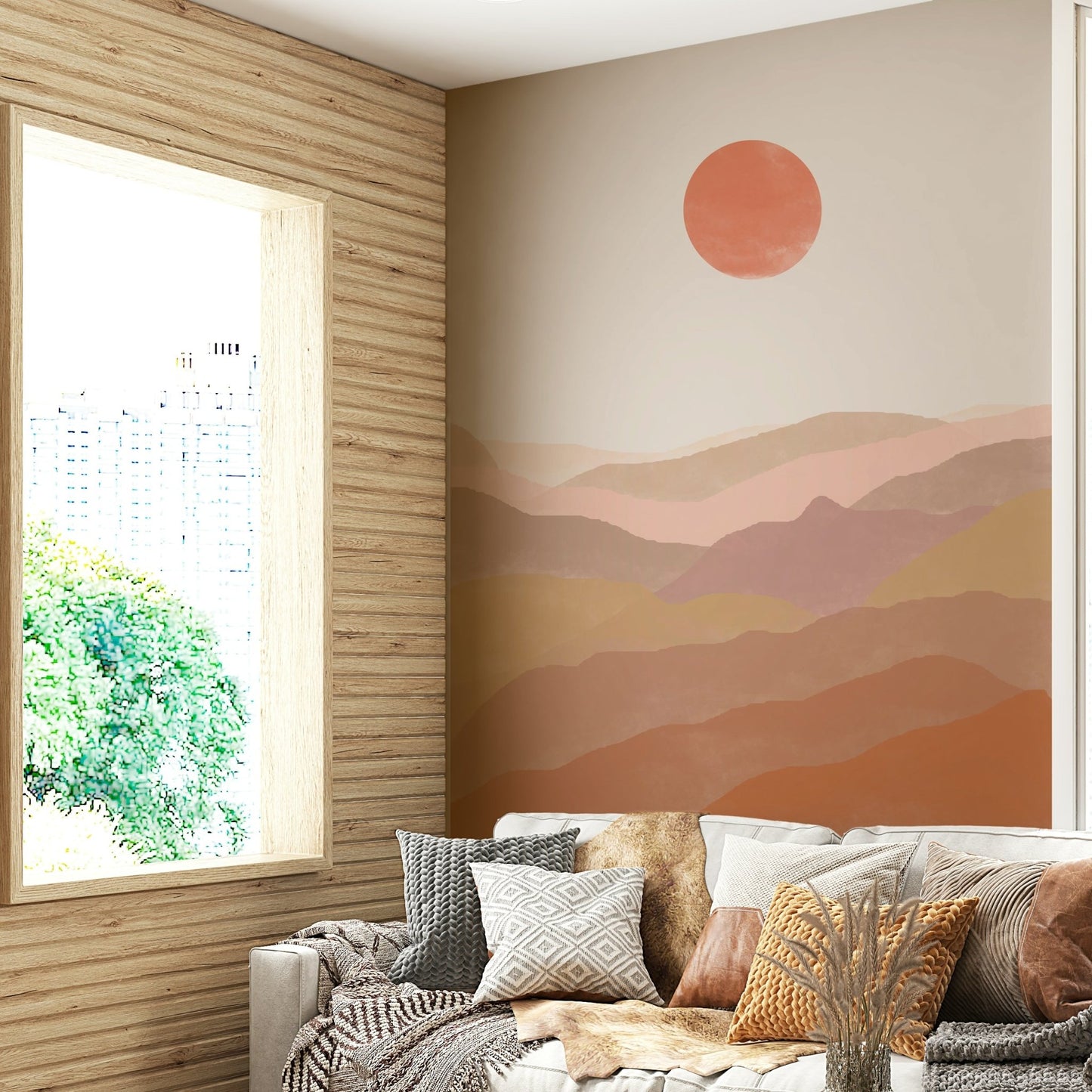 Terracotta Hills Wall Mural