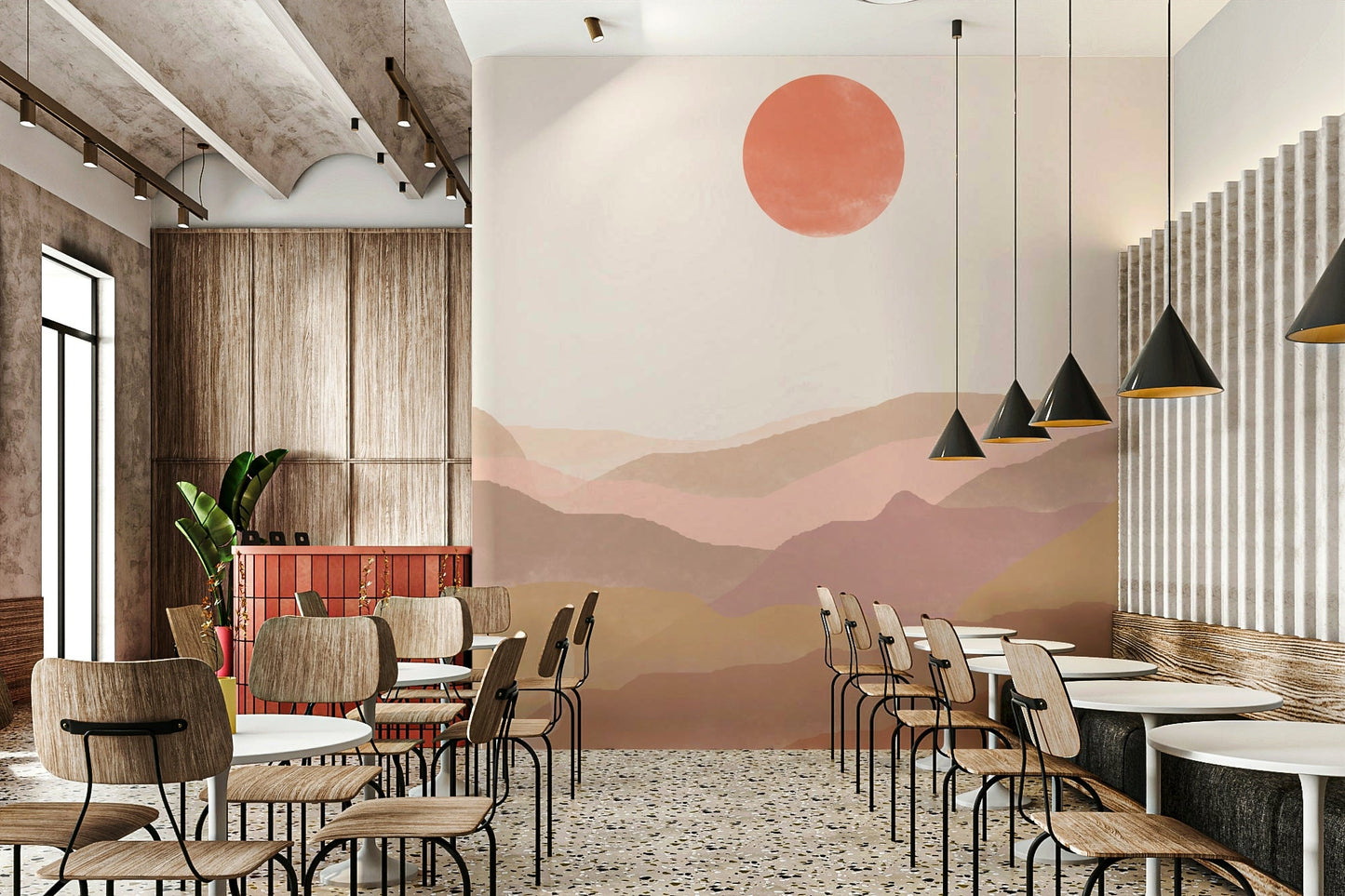 Terracotta Hills Wall Mural