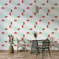 Modern terracotta wall background


