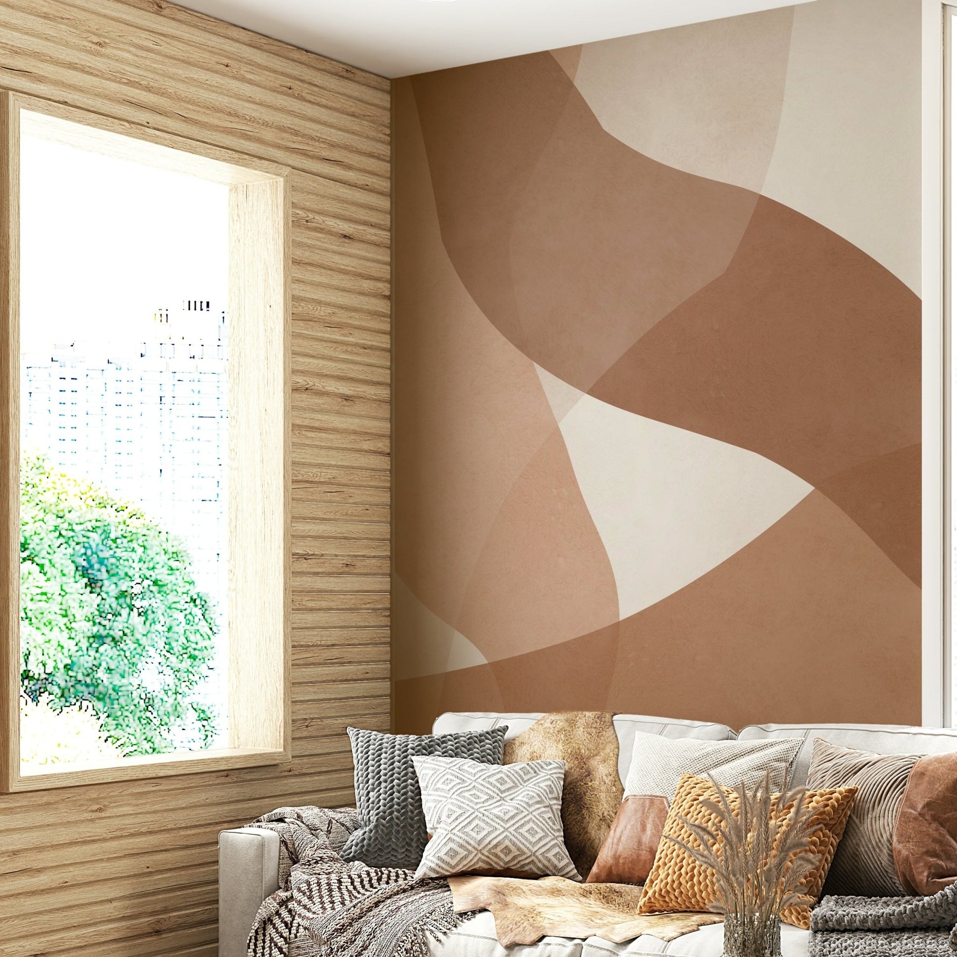 The design gives a feeling of quiet, natural beauty.

