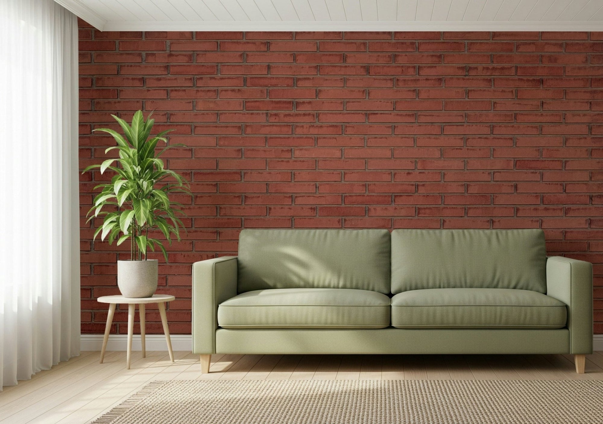 A beautiful terracotta texture wallpaper mural for a modern home., GD5184