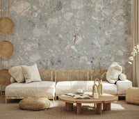 Speckled Terrazzo Cement texture wallpaper surface., GD6805