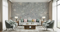 Rocky Terrazzo Cement style wall covering print., GD6805