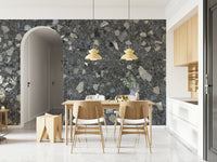 Artistic Terrazzo Marble Chips granite inspired wall mural