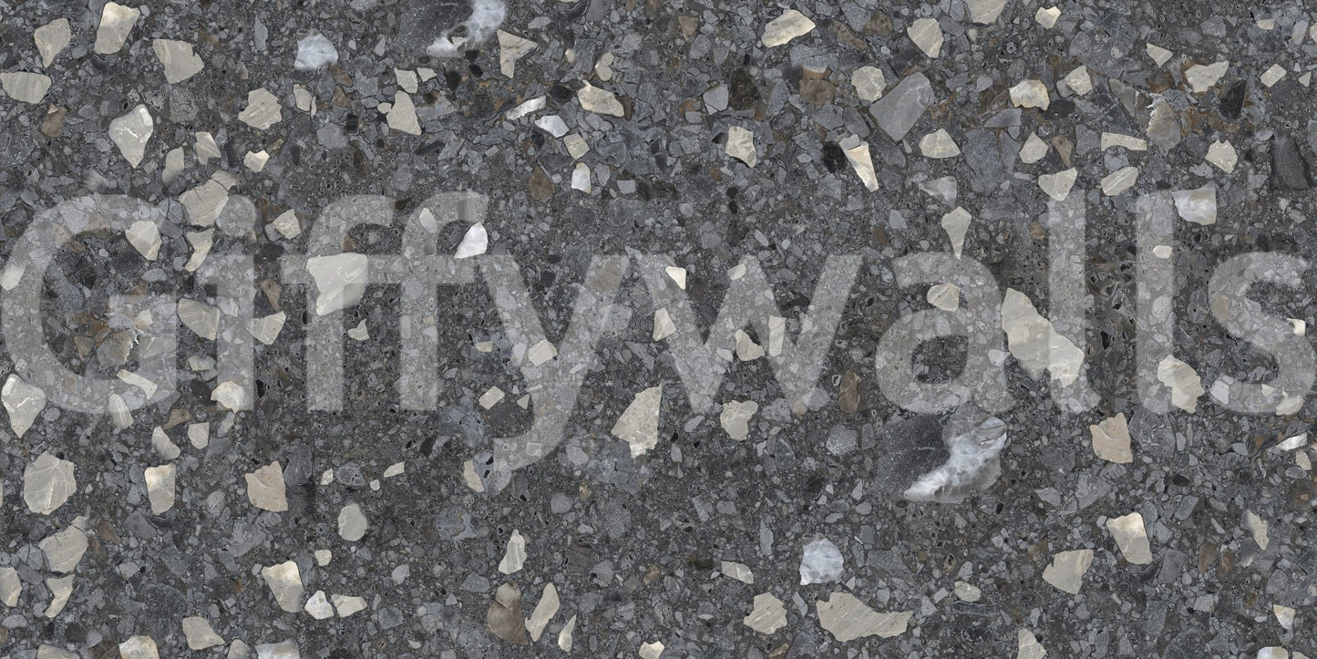 Intricate Marble Terrazzo inclusions wallpaper for stylish spaces