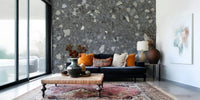 Contemporary Terrazzo Chips flecked wallpaper for accent walls