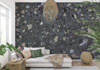 Modern Marble Chips Terrazzo fragmented wall mural covering